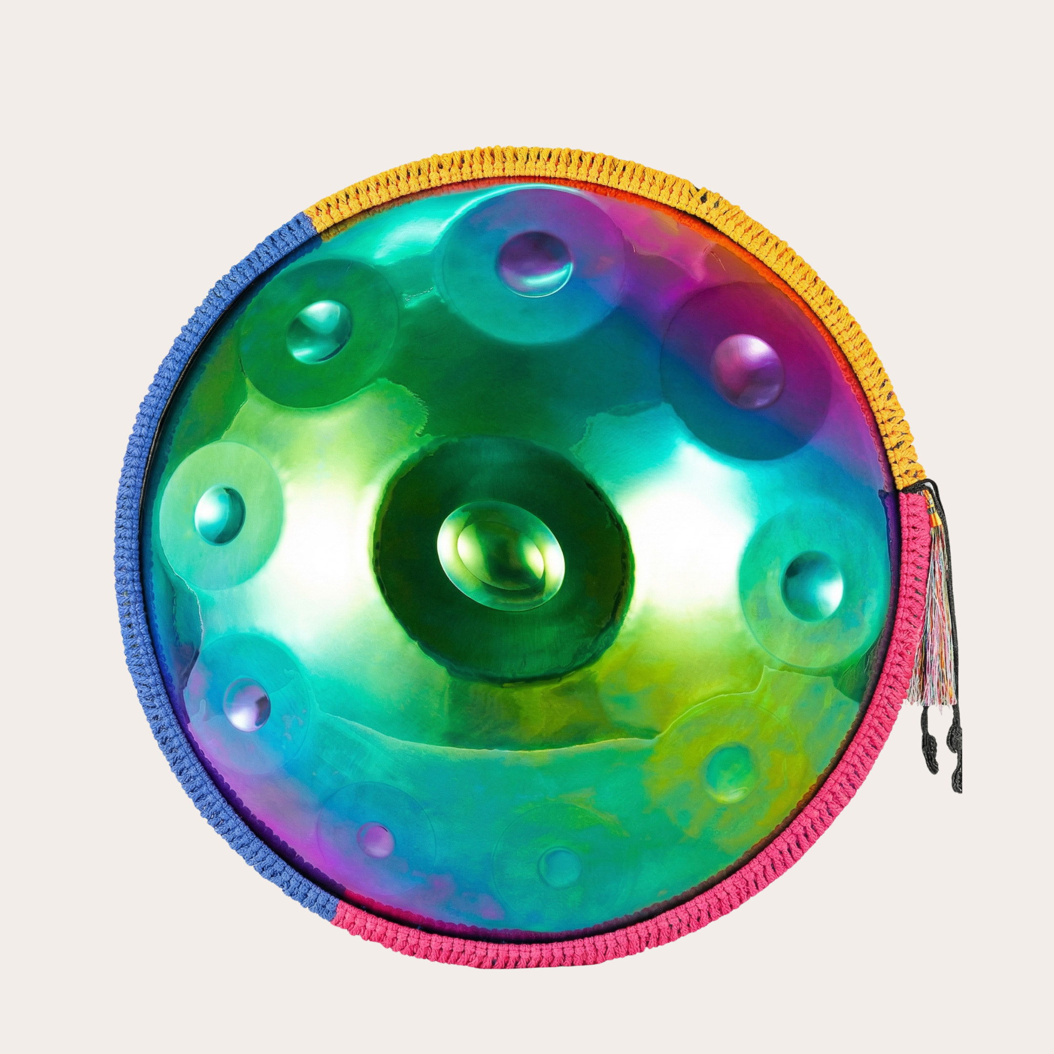 Handpan Regenbogen  9/10/12 Noten - D-Kurd