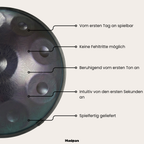 Handpan Tiefe  9/10/12 Noten - D-Kurd