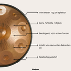 Handpan Lotus  9/10/12 Noten - D-Kurd
