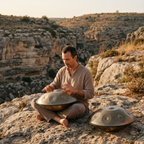 Handpan Wüste  9/10/12 Noten - D-Kurd