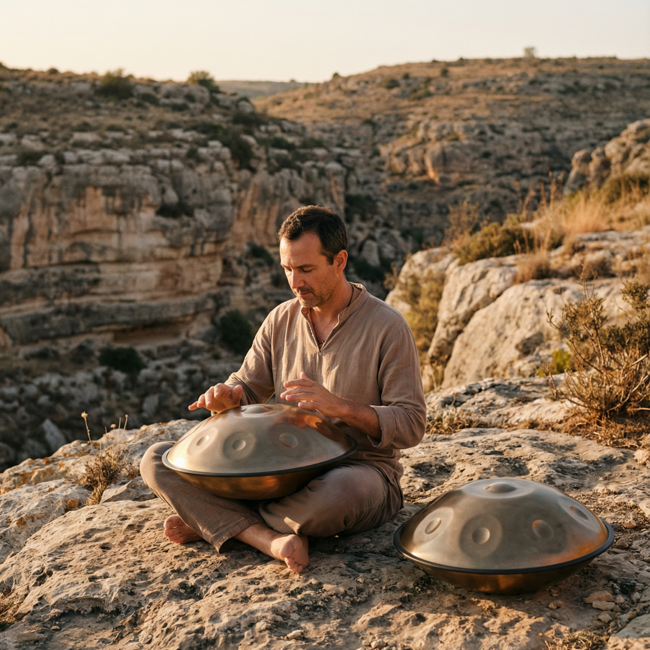 Handpan Wüste  9/10/12 Noten - D-Kurd